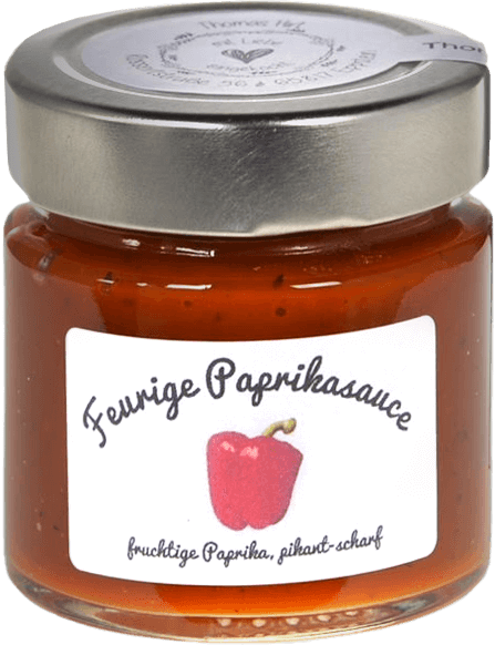 Paprikasauce feurig scharf